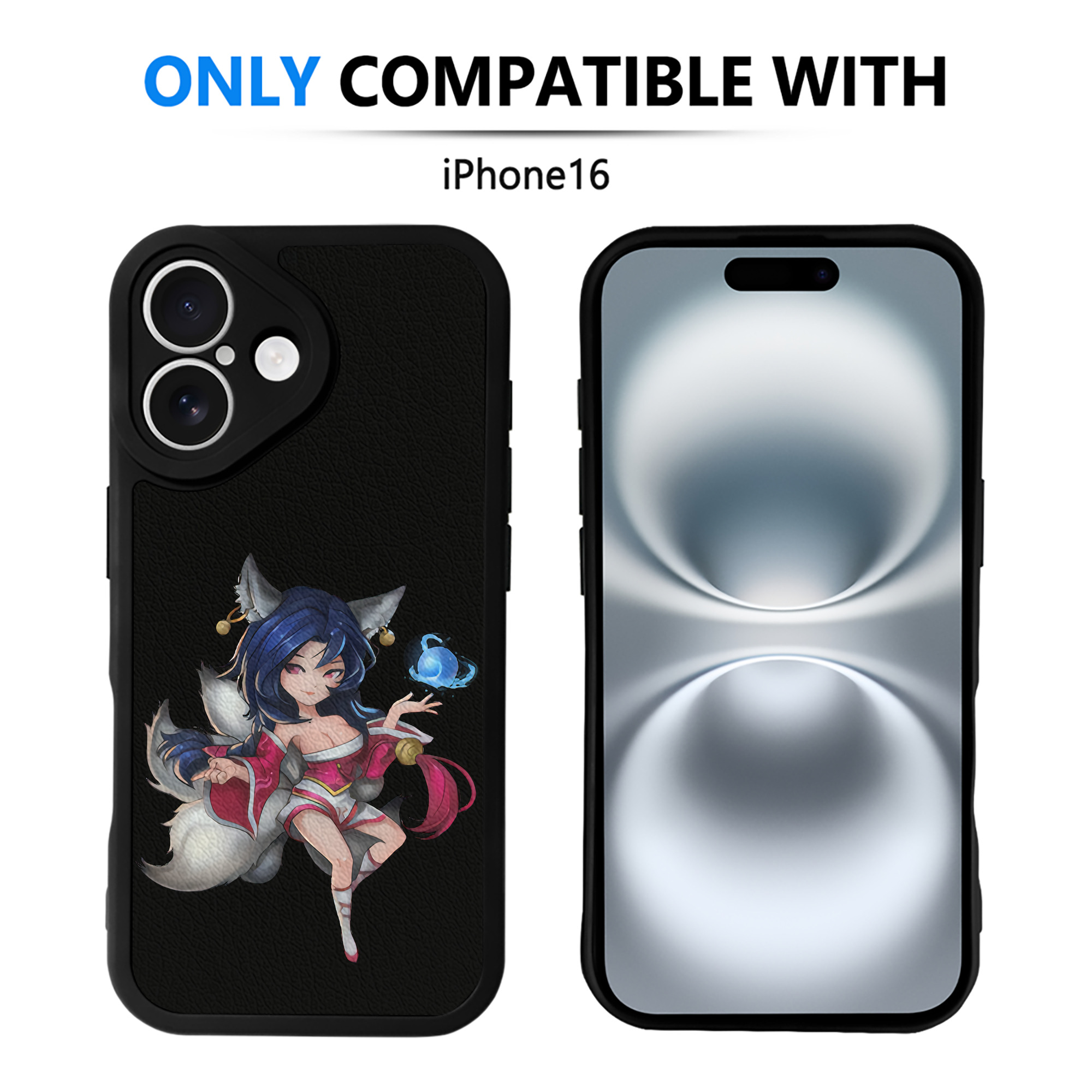 リーグ・オブ・レジェンド League of Legends LOL 【iPhone 16シリーズ対応】シリコンスマホケース（レザー調） 材質：シリコン